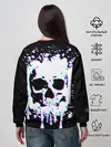 Женский свитшот / Мерцающий череп
