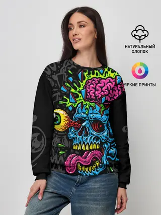 Женский свитшот / Взрыв мозгов