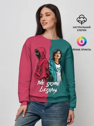 Женский свитшот / Игра на выживание Ojingeo geim