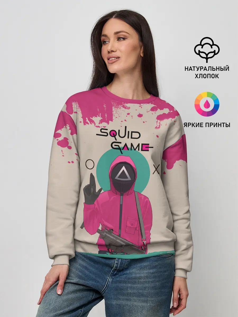 Женский свитшот / ТРЕУГОЛЬНИК НА КАРАУЛЕ