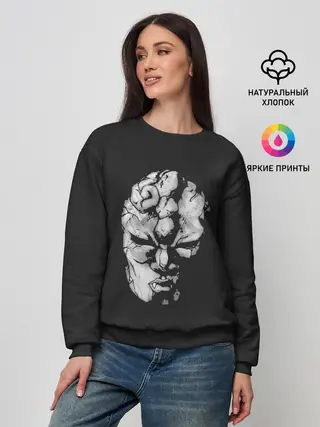 Женский свитшот / Каменная маска Джо Джо