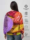 Женский свитшот / Разноцветные ракушки multicolored seashells