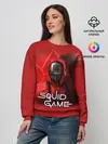Женский свитшот / ИГРА В КАЛЬМАРА | КВАДРАТ