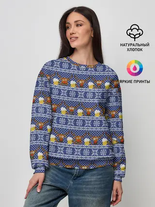 Женский свитшот / Олени отдыхают