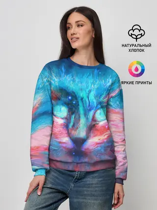 Женский свитшот / ВСЕЛЕНСКИЙ КОТ