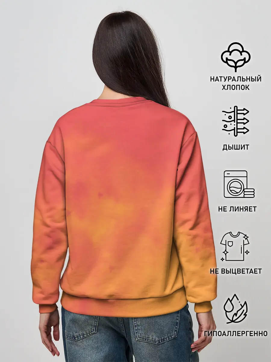 Женский свитшот / Красавица 067