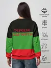 Женский свитшот / Терский Казак на фоне Флага