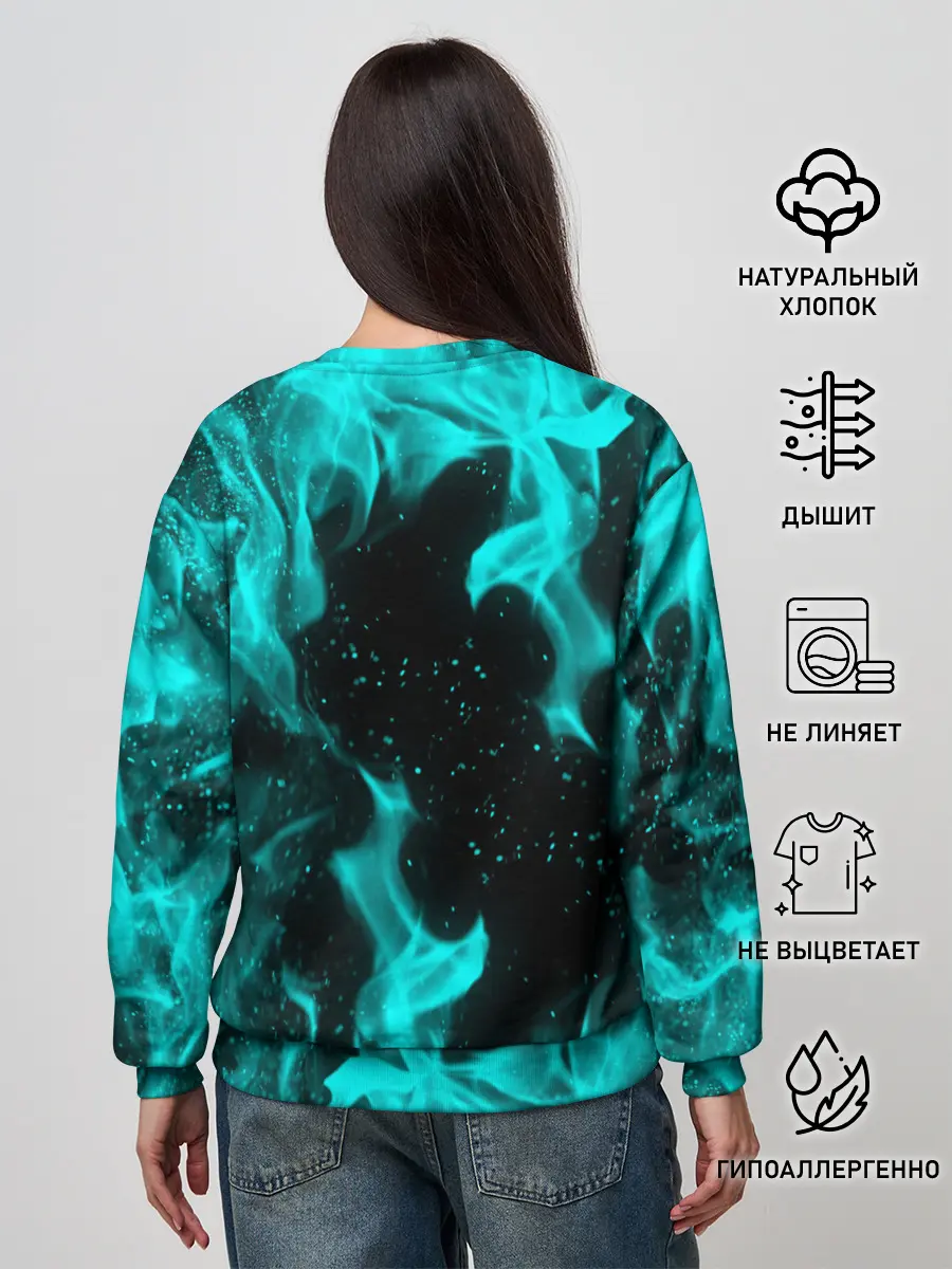 Женский свитшот / Кан Сэ Бёк 3D ART | 067