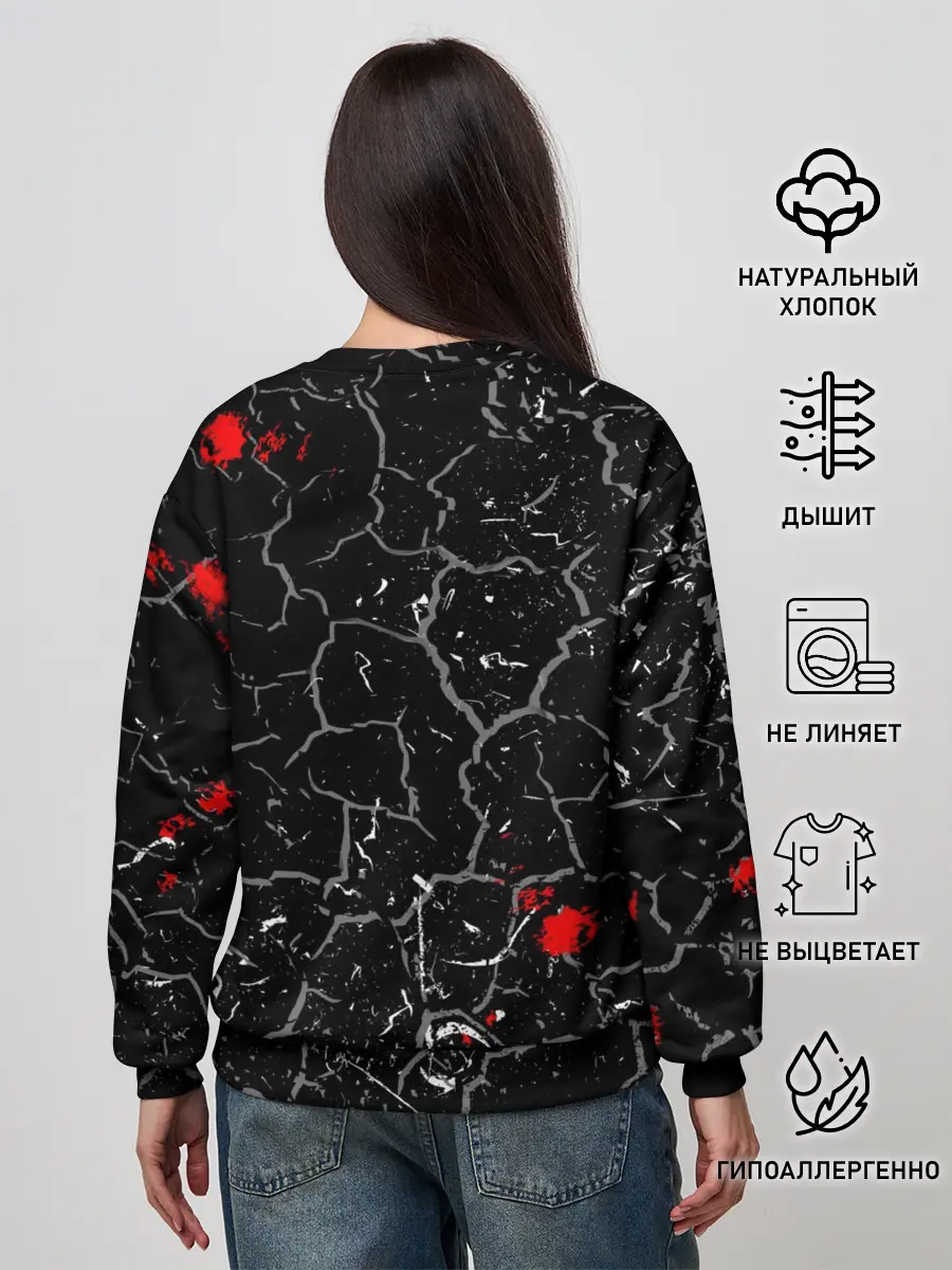 Женский свитшот / Slipknot Rock | Слипкнот Музыка Рок Гранж