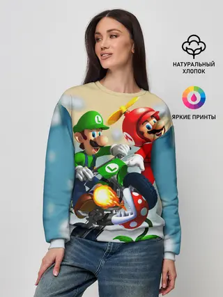 Женский свитшот / MarioHelmet