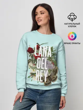 Женский свитшот / Цветочная Лана