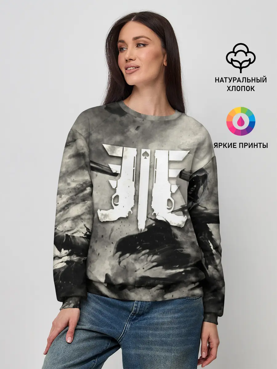 Женский свитшот / DESTINY 2 ТЁМНЫЕ СИЛЫ / CAYDE 6