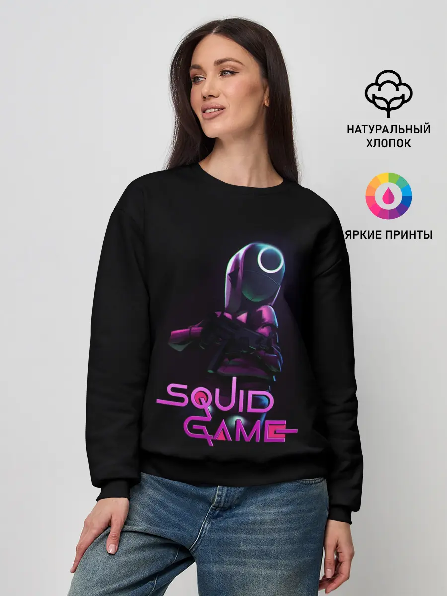 Женский свитшот / Игра в кальмара - символ круг