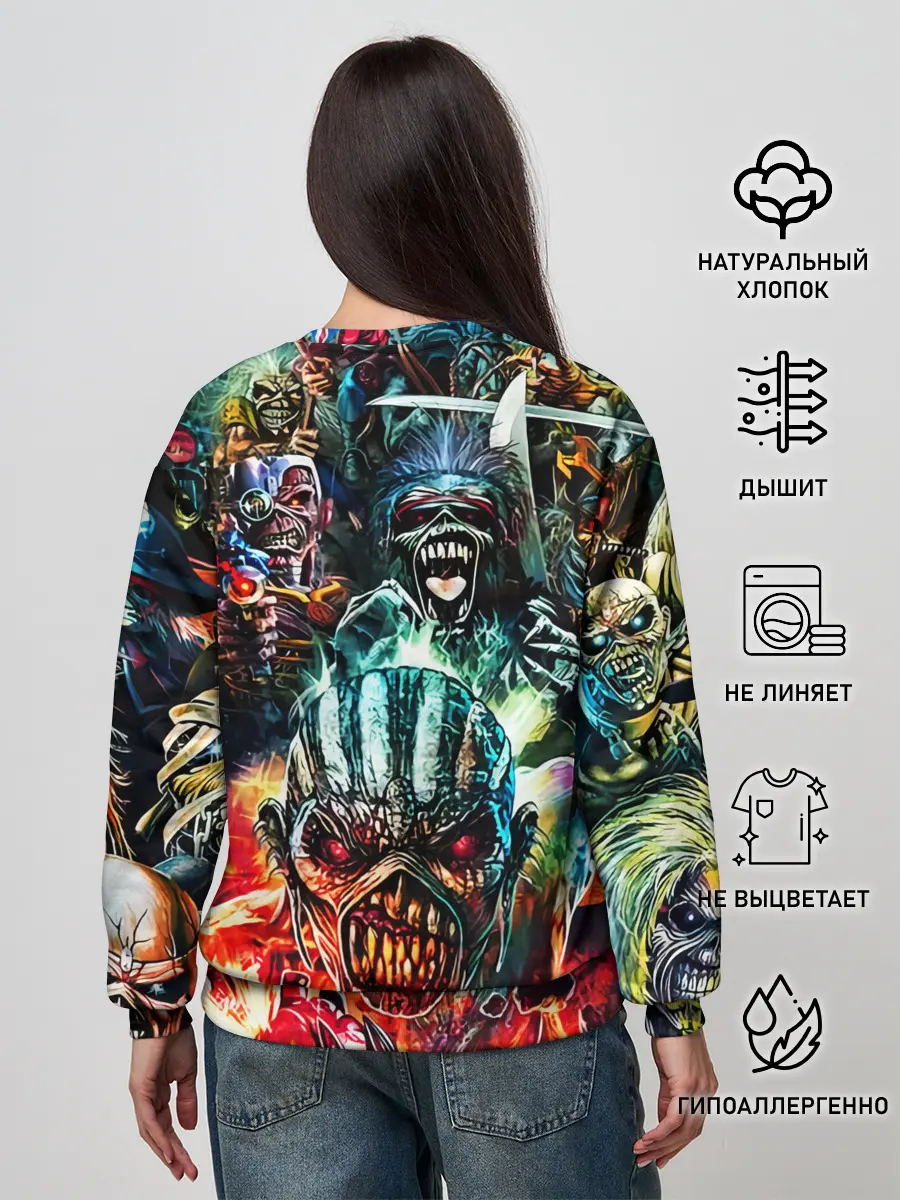 Женский свитшот / Iron Maiden