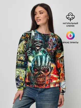 Женский свитшот / Iron Maiden