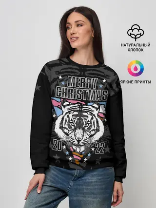 Женский свитшот / Merry Christmas 2022