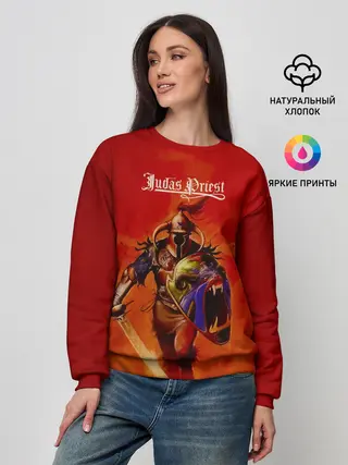 Женский свитшот / Hero, Hero - Judas Priest