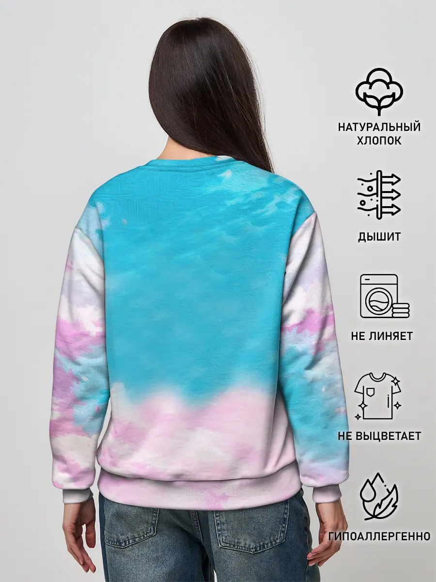 Женский свитшот / КЛИНОК РАССЕКАЮЩИЙ ДЕМОНОВ, ЗЕНИТЦУ