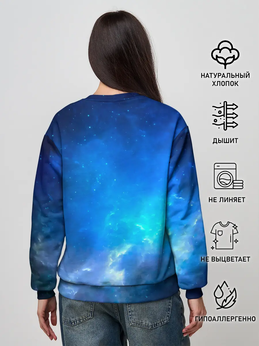 Женский свитшот / 30 Seconds to Mars космос