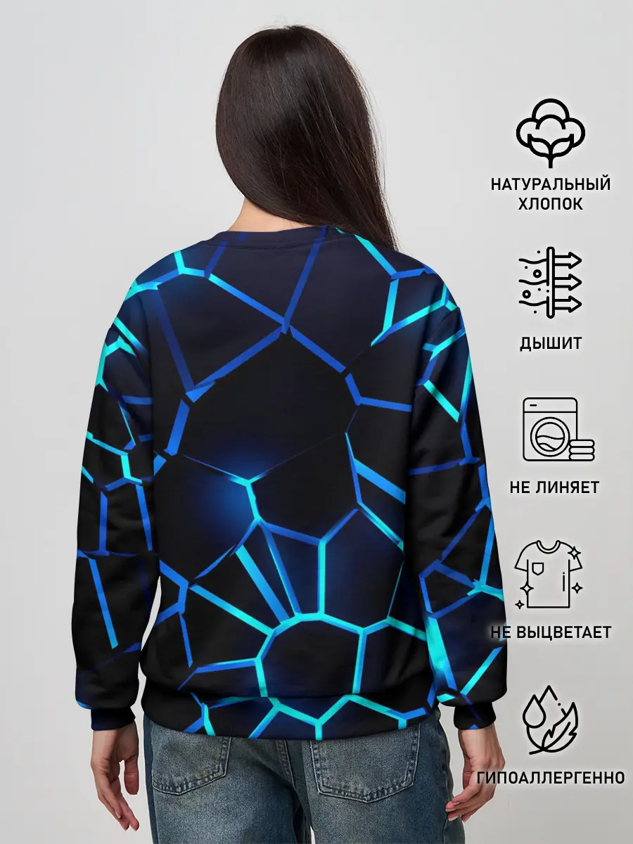 Женский свитшот / Фольксваген 3D плиты