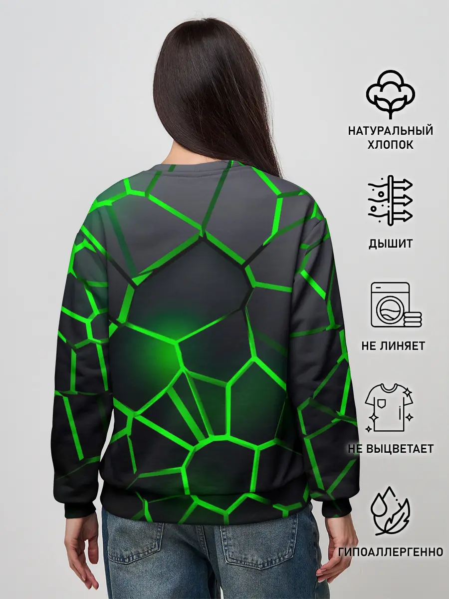 Женский свитшот / 3D плиты с подсветкой Шкода