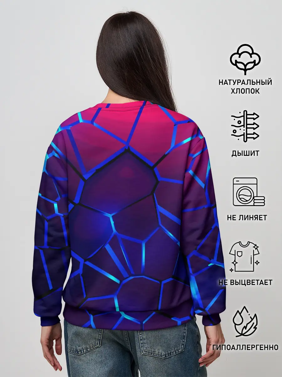 Женский свитшот / 3D плиты с подсветкой | FORD