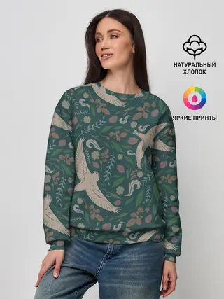 Женский свитшот / Ласточкина политра