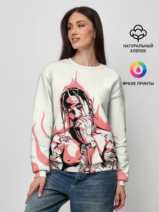 Женский свитшот / Тревис в огне