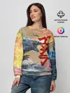 Женский свитшот / ГОДЗИЛЛА АТАКУЕТ!
