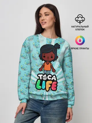Женский свитшот / Toca Life World