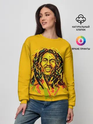 Женский свитшот / Радостный Боб