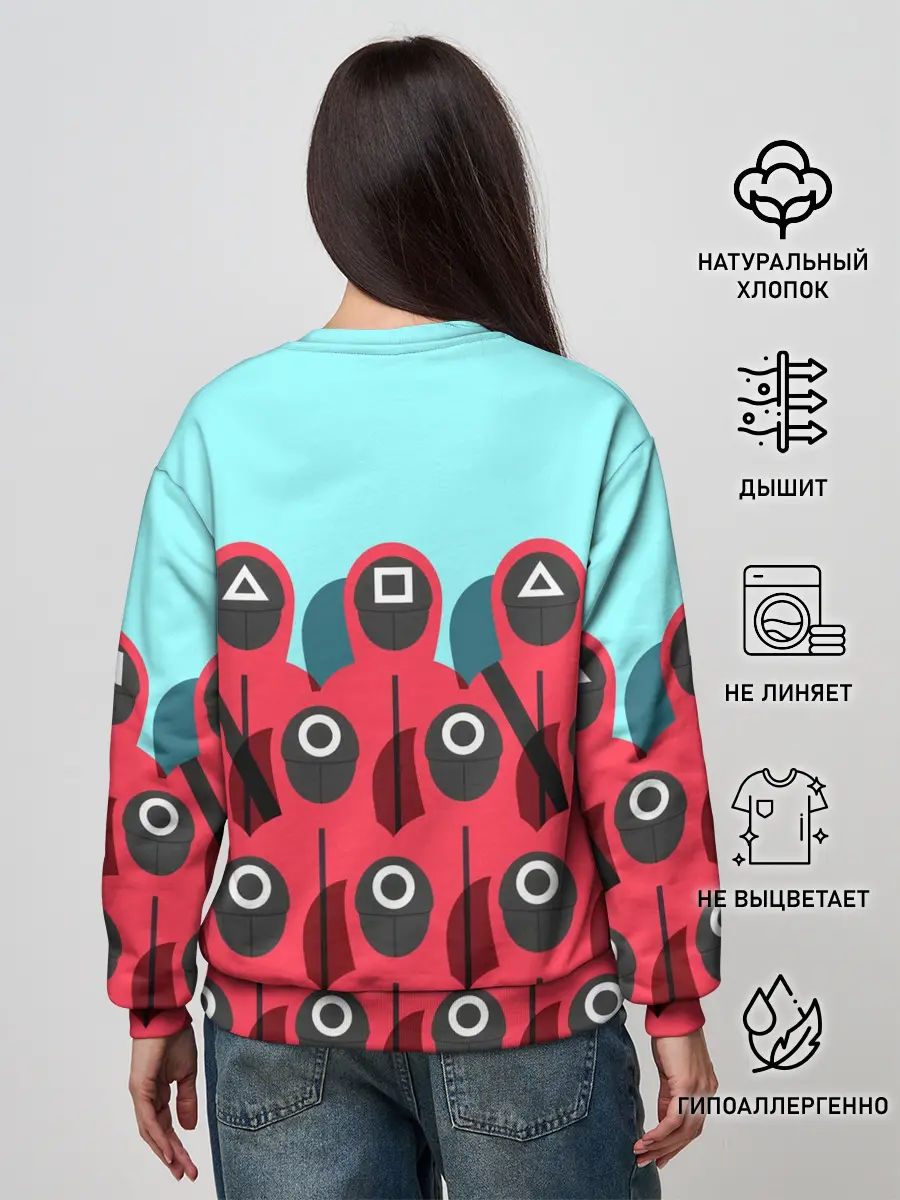 Женский свитшот / Охрана | Squid game