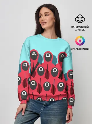 Женский свитшот / Охрана | Squid game