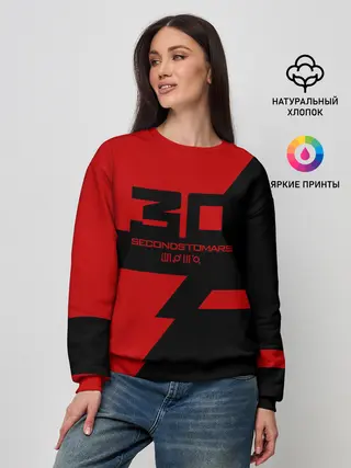 Женский свитшот / 30 Seconds to Mars / 30 секунд до Марса