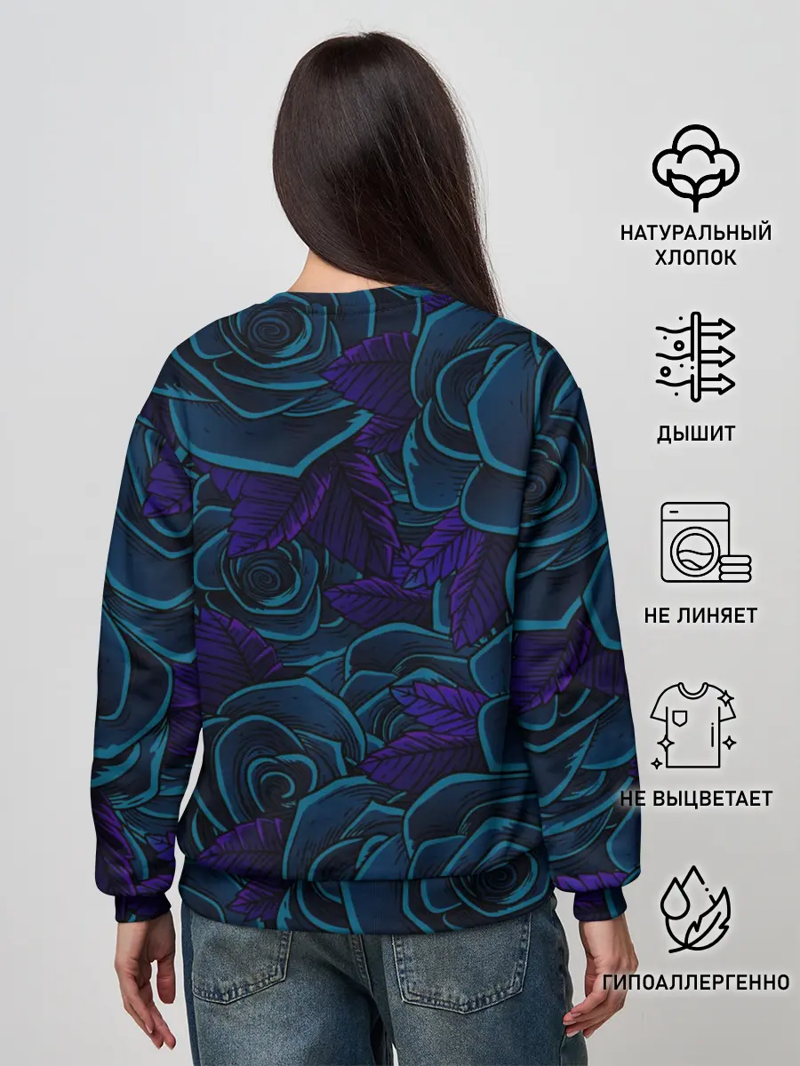 Женский свитшот / Пепельная Роза