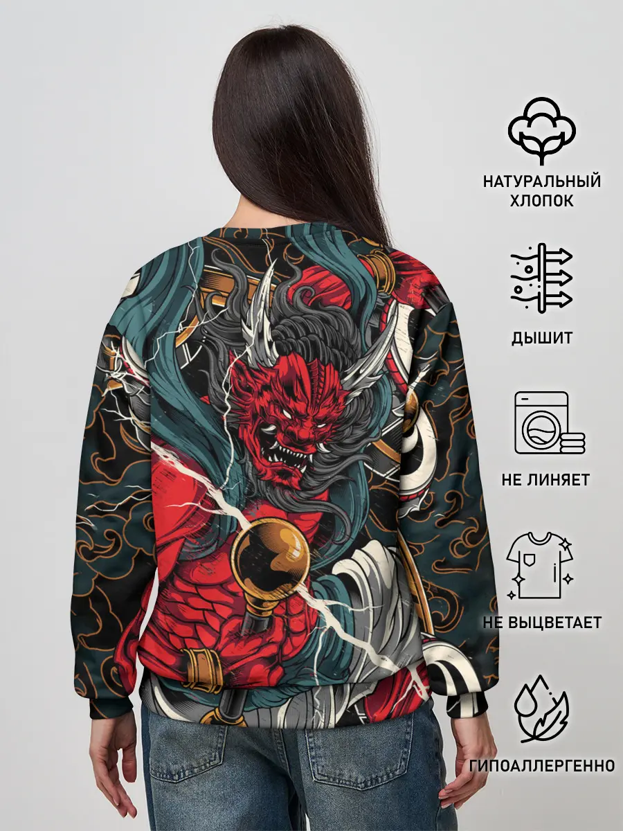 Женский свитшот / БОГ ГРОМА РАЙДЗИН