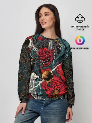 Женский свитшот / БОГ ГРОМА РАЙДЗИН