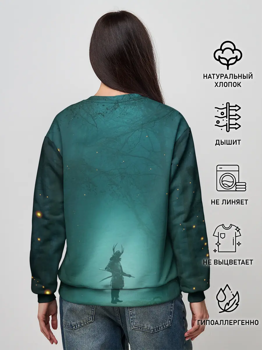 Женский свитшот / Япона-мать Самурай