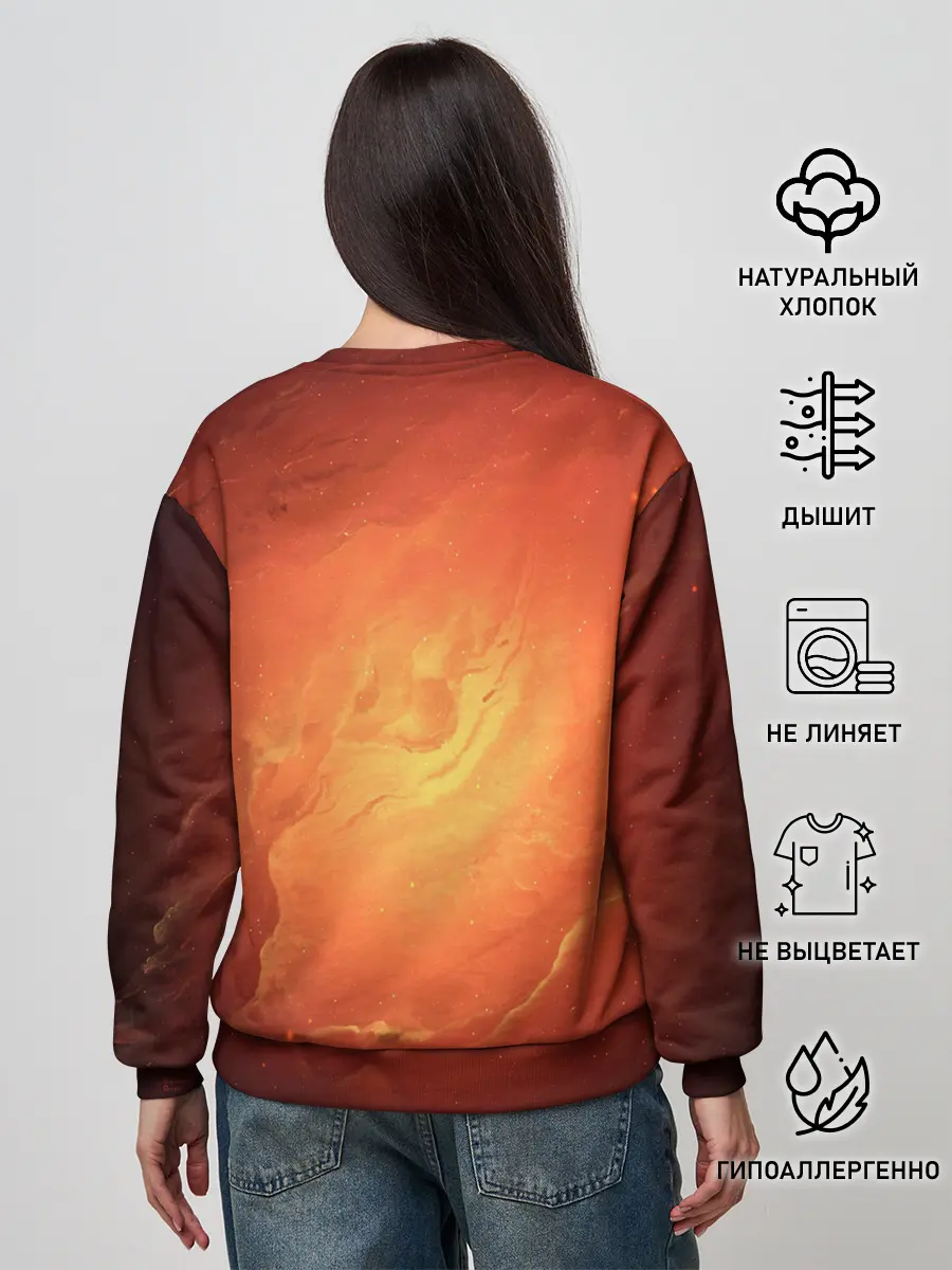 Женский свитшот / Cat 50/50