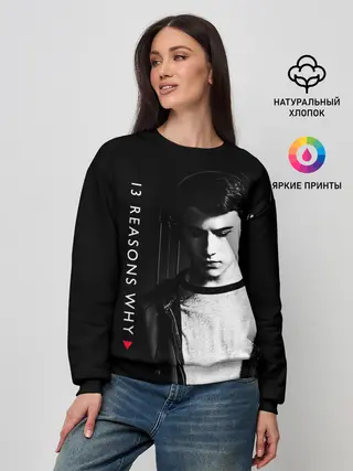 Женский свитшот / Клэй Дженсен - 13 причин почему