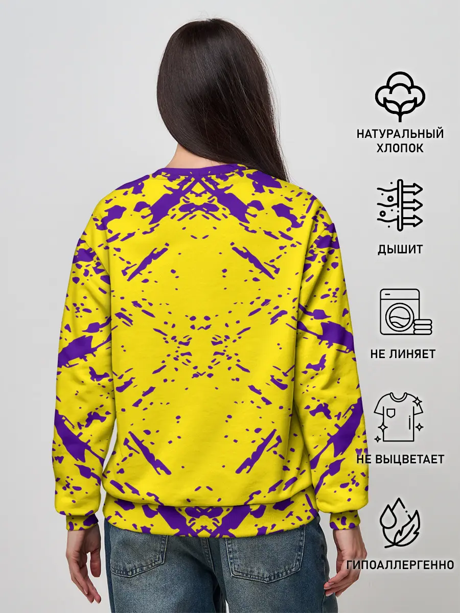 Женский свитшот / ЛЕЙКЕРС| LOS ANGELES LAKERS,