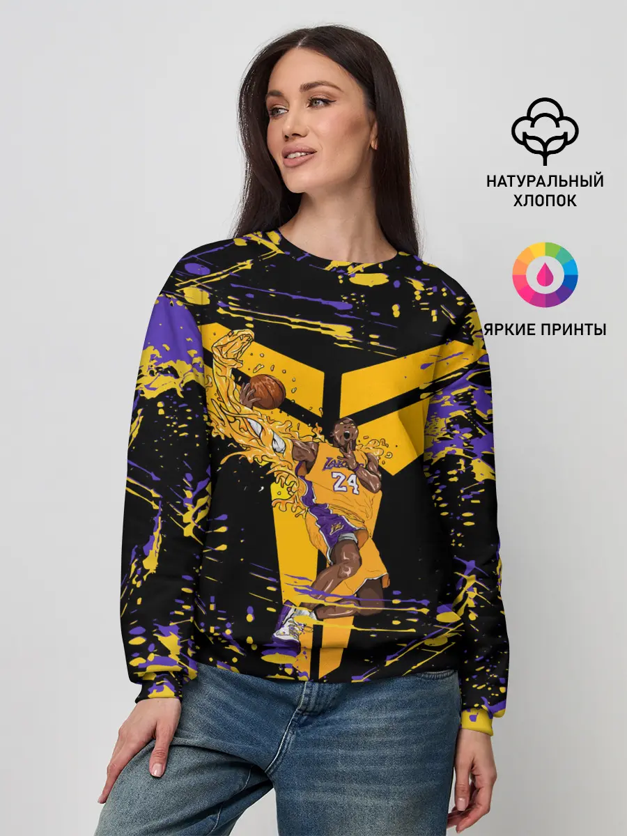 Женский свитшот / Los angeles lakers NBA