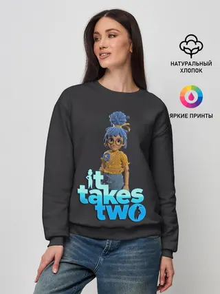 Женский свитшот / It Takes Two Мэй