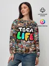 Женский свитшот / Toca Boca game | Тока бока