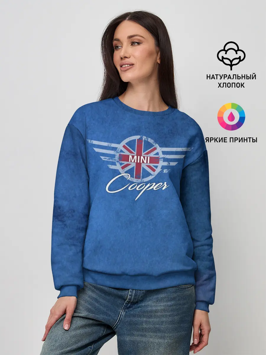 Женский свитшот / Логотип Mini.