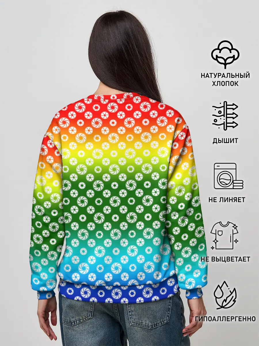 Женский свитшот / Для фотографов. RGB. Диафрагма.