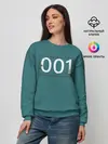 Женский свитшот / Игрок в кальмара 001.