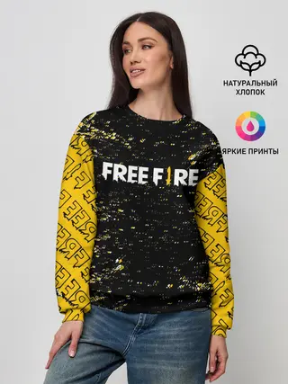 Женский свитшот / garena | free fire,
