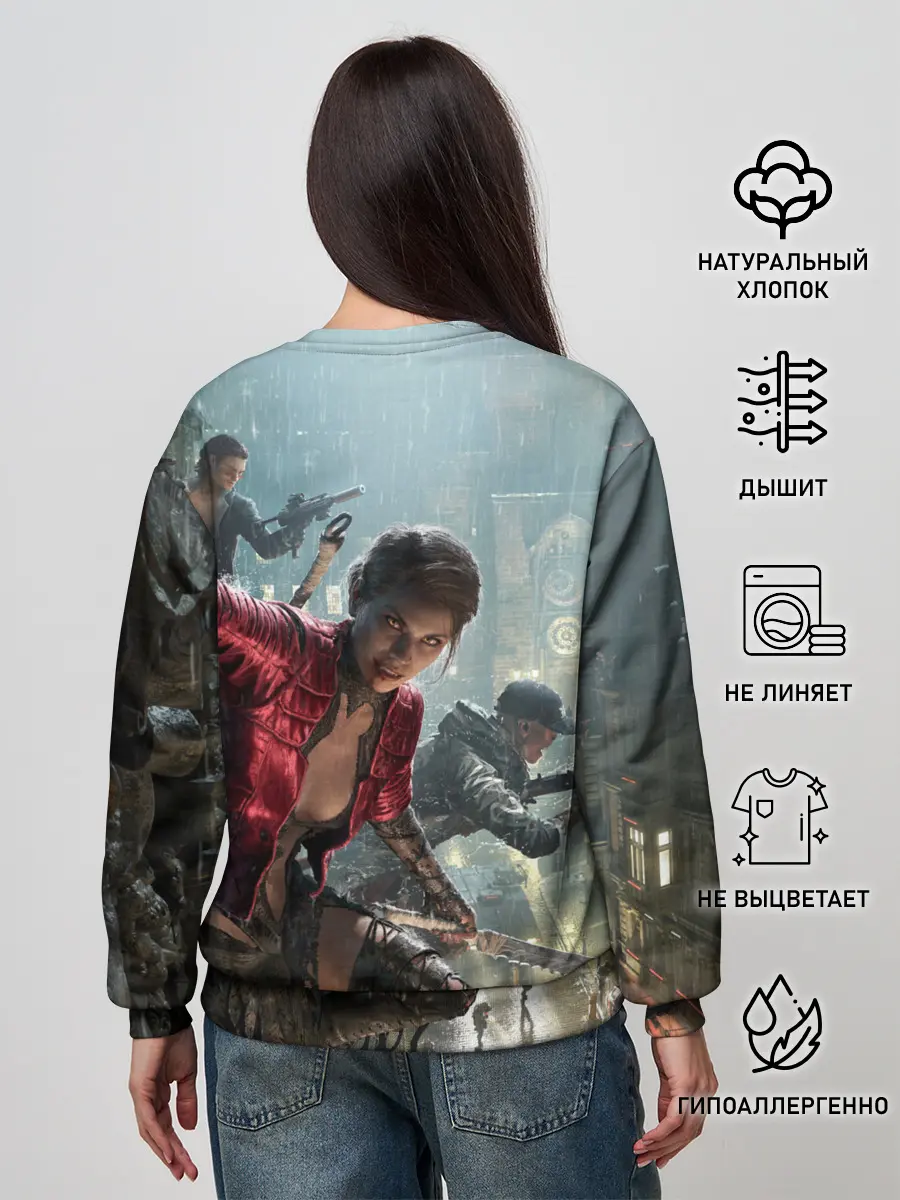 Женский свитшот / Vampire: The Masquerade - Bloodhunt