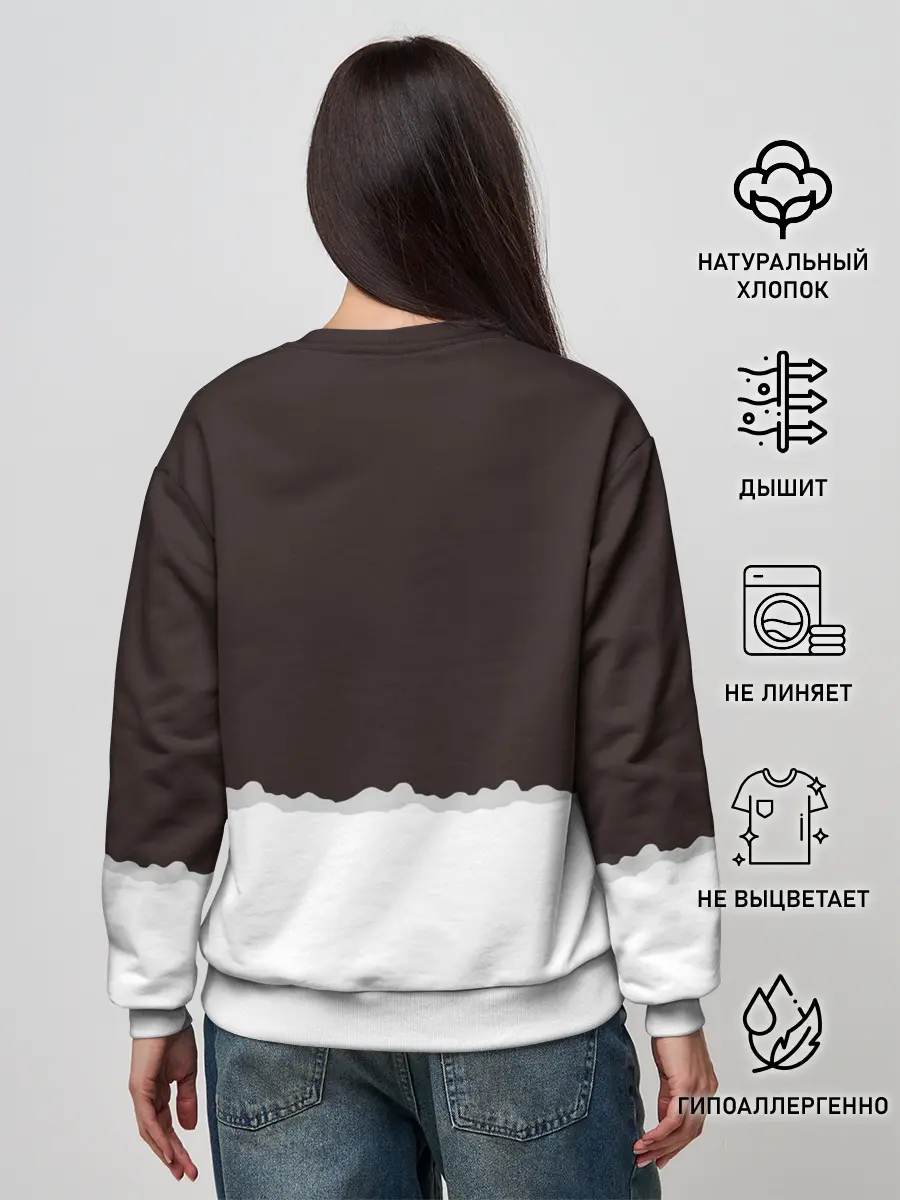 Женский свитшот / Снегурка